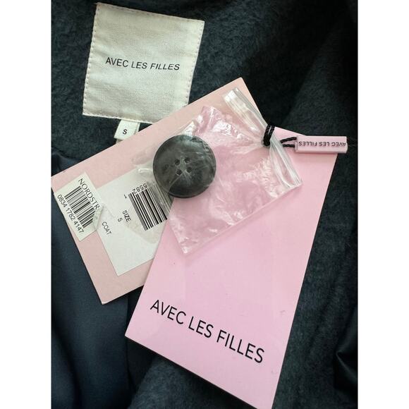 New ~ AVEC LES FILLES ~ Women's Shawl Collar Coat Size S - Picture 8 of 8